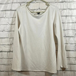 Yoana Baraschi white long sleeve shirt Medium